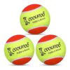 Cockatoo Rubber Cricket Tennis Ball, Construction of Tennis Ball for Cricket for Optimal Performance,Suitable for All Skill Levels. (120 Gr Per Ball -Pack of 3-Yellow Orange)