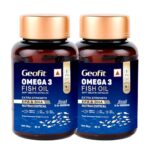 Geofit Omega 3 Fish Oil Capsules 30 Capsules (Pack of 2)