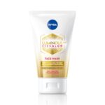 NIVEA Luminous Even Glow 2% AHA Face Wash | Oil-Free Cleanser with Aloe Vera & Guarana Extracts | Deep Cleansing Face Wash for Oily, Normal & Sensitive Skin | Exfoliating Brightening Face Cleanser for Women & Men | 100ml