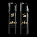 SET WET Yodha,Tashan Luxury & Long Lasting Body Spray I Manly & Luxury Fragrance for Men Deodorant Spray  –  For Men(300 ml, Pack of 2)