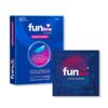 Funtime Climax Control Condoms | Dotted, Ribbed, & Contoured for Long-Lasting Pleasure | Lubricated Natural Rubber Latex Condoms for Excitement & Fun- (3Pc x Pack of 10)