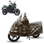 Sulfar Bike Cover for Bajaj Dominar (250 (2025)) | Waterproof, Dustproof & UV Protected | All Weather Two Wheeler Cover (Army Green) New 2026 Variants