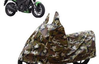 Sulfar Bike Cover for Bajaj Dominar (250 (2025)) | Waterproof, Dustproof & UV Protected | All Weather Two Wheeler Cover (Army Green) New 2026 Variants