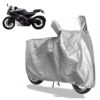 Sulfar Bike Cover for Bajaj Pulsar (RS200 (Current)) | Waterproof, Dustproof & UV Protected | All Weather Two Wheeler Cover (Silver) New 2026 Variants