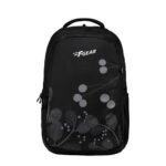 F Gear Century Black 27L School Backpack, Raincover, Water-Resistant