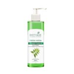 Biotique Fresh Neem Pimple Control Face Wash| Ayurvedic and Organically Pure| Prevents Pimples |100% Botanical Extracts| Suitable for All Skin Types | 200mL