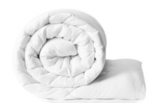 Amazon Brand – Solimo Microfibre Comforter, Single, 300 GSM, (White), lightweight