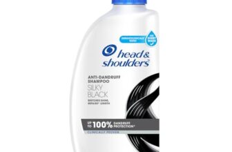 Head & Shoulders Silky Black Anti-Dandruff Shampoo for Sensitive Scalp, 650ml