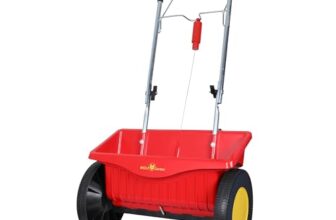 WOLF-Garten 5450000A Perfect Spreader, Spreading Width 43 cm, 16L Container, Light & Manoeuvrable, Ideal for Spreading Seeds, Fertilizer, Sand – WE 430