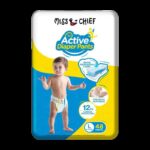 Miss & Chief Active Pant Diapers – L(48 Pieces)