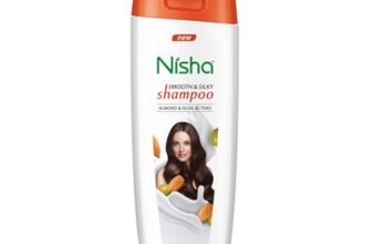 Nisha Almond and Olive Shampoo for Women & Men for Silky, Shiny and Smooth Hair, Reduce Dandruff & Breakage, All Hair Types, 75 ml (Pack of 6)