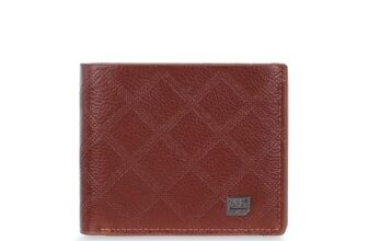 Lavie Sport Charles Bi-Fold Wallet for Men|2 Currency compartments|Holds Upto 4 Credit/ATM Cards|Transparent ID Slot|12 Months Warranty|Box Packaging for Gifting