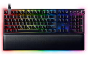 Razer Huntsman V2 Analog Gaming Keyboard Analog Optical Switches, Powered Chroma RGB Full Siz Black – RZ03-03610100-R3M1