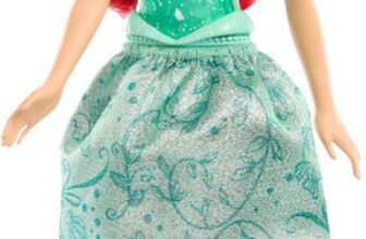 DISNEY PRINCESS Ariel Posable Fashion Doll with Sparkling Clothing(Multicolor)