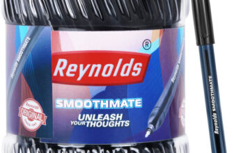 Reynolds Smoothmate Ball Pen(Pack of 50, Ink Color – Black)