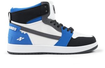 SOLETHREADS APEX Sneakers for Men | Stylish & Fashionable| Comfortable|Walking Shoes| Lightweight Flexible| Skid-Resistant| Everyday |Casual Shoes for Men|Black/Blue|UK 7