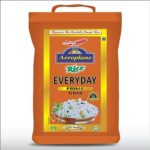 Aeroplane Family Choice Everyday Basmati Rice. Non-Sticky & Delicious, Perfect Rice for Daily Meals. 5kg