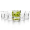 CELLO Swirl Rock Tumbler Glass Set of 6, 325ml Each | Dishwasher Safe | Comfortable Grip | Perfect Glasses for Drinking Water, Juice, Cocktail, Mocktail, Cold Drinks | for Daily Use & Gifting