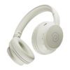 pTron Studio Evo 70hrs Playtime Wireless Over Ear Headphones w/HD Mic, Dual Device Pairing, Low-Latency Game/Movie/Music Modes, Punchy Bass, BT5.3, Voice Assistant & Type-C Fast Charging (Beige)