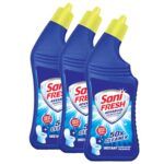 Sani Fresh Toilet Cleaner- 1L x (Pack Of 3) | Advanced Thicker Formula | Removes Toughest Stains | Provides Long Lasting Freshness