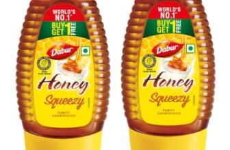 Dabur Honey – 800g (400g x 2) | Pure | World’s No.1 Honey Brand with No Sugar Adulteration | For Fitness & Health | Natural Immunity Booster | Rich in Antioxidants & Minerals