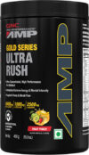 GNC AMP Gold Series Ultra Rush | 450 gm (Fruit Punch) Pre Workout(450 g, Fruit Punch)