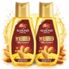 Dabur Almond Hair Oil – 500ml | Provides Damage Protection | Non Sticky Formula | For Soft & Shiny Hair | With Almonds, Keratin Protein, Soya Protein & 10X Vitamin E (Pack of 2)