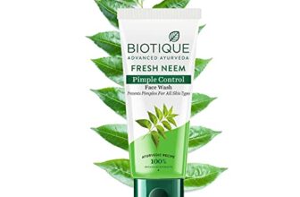 Biotique Fresh Neem Pimple Control Face Wash| Ayurvedic and Organically Pure| Prevents Pimples |100% Botanical Extracts| Suitable for All Skin Types | 150mL