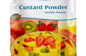 Kwality Custard Powder 1kg (Vanilla Flavor), Smooth & Creamy Custard, Quality Ingredients, Best for Fruit Salads