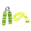 ANTINA HAND GRIP AND SKIPPING ROPE HOME GYM COMBO (GREEN AND YELLOW)