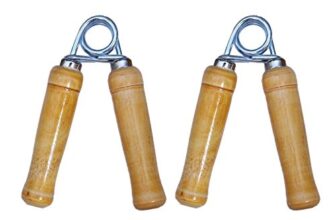 Body Maxx Wooden Power Hand Gripper 2 Pc