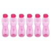PEARLPET Trinity BPA-Free Plastic Water Bottle Set |Lightweight, Leak-Proof & Freezer Safe – Pack of 6 (1000ml Each), Pink