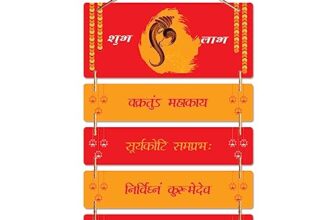 RAG28 Wooden Ganesha Mantra Wall hanging for Wall Decor | Home Decor Items | Size 19X9 Inches