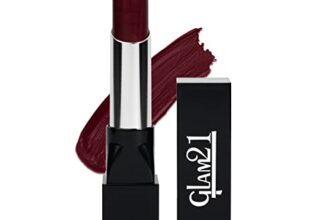 Glam 21 Ultra Velvet Lipstick | Long-lasting stay on lips | Lovely matte finish | 2.5gm | Rustic Red-33