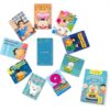 Crackles Funny Theme Baby Milestone Cards Recording 0-12 months Along With Funny Event Cards -Pack of 35 Cards