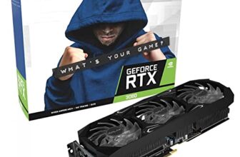 Galax RTX 3080 SG (1-Click OC) LHR, Black, (38NWM3MD99RG)
