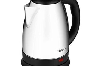 Pigeon by Stovektraft Hot Stainless Steel Electric Kettle, 1.8 Litre, with 1300 Watt, boiler for Water, milk, tea, coffee, instant noodles, soup etc (Silver)