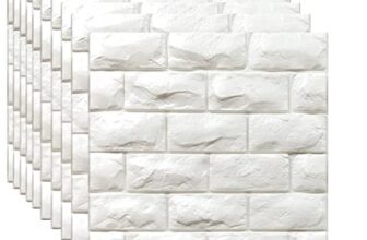 Peel and Stick PVC Slat Wall Panel 3D Wallpaper White Faux Foam Self-Adhesive Wallpaper 3D Wall Panel for Walls & Ceilings