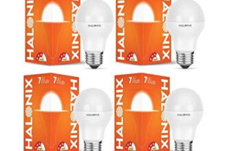 Halonix Astron Plus Base E27 7-Watt LED Bulb (Pack of 4, Cool Day Light)