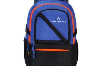 Aristocrat Hype 33L Laptop Backpack (Upto 17″), 2 Compartments, Blue