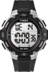 TIMEX DGTL Digital Watch for man with Green Round Dial & Black Resin Bracelet Band Water Resistant Men’s Wrist Watches – TW5M41200JQ