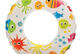 NELSTRAB Swim Ring Tube, Multi Color, 24 inch, 6-10 Years