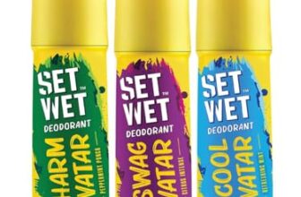 Set Wet Cool, Charm & Swag Avatar Deodorant & Body Spray Perfume For Men,Pack of 3,180 ml Each