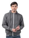 Numero Uno Men’s Solid Regular Fit Grey Jacket