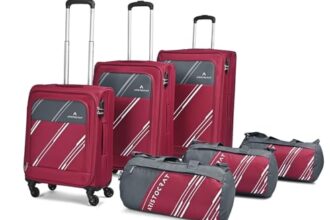 Aristocrat Hexa Active Set of 6 (3 Trolley Bags & 3 Duffle Bags) Luggage