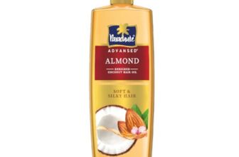 Parachute Advansed Almond enriched Coconut Hair Oil with Vitamin E, 100ml|Nourishes & Softens Hair | Helps Control Hair Fall| Helps Promotes Hair Growth | Up to 2x Softer Hair|Non-Sticky Formula| Dermatologically-Tested Hair Oil | For Men & Women