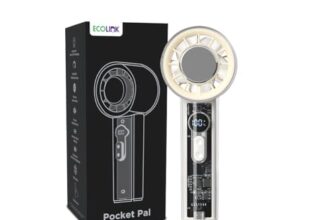 EcoLink Pocket Pal Handheld Fan (Beige) | Compact & Portable Personal Fan | USB Rechargeable | Lightweight Cooling Fan for Travel & Outdoor Use | Pack of 1
