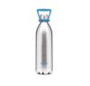 Milton Duo DLX 2000 Thermosteel Bottle, 1860 ml Water Bottles, 24 Hours Hot and Cold, Easy to Carry, Easy Grip, Rust Proof, Tea, Coffee, Office, Travel Bottle, Silver