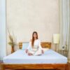 Coirfit BIOLIFE 7-Zone Latex with Talalay Tech.4 Inch King Size Latex Foam (72X72) Inches| Bed Mattress| 15 Year Warranty| Medium Firm, Back Support & Comfort| Breathable King Bed Cool Gel Mattress