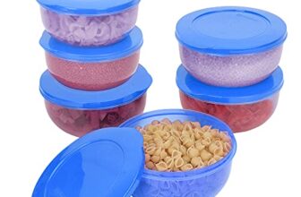 Cutting EDGE 900ml Eco Storage Container & Organizer Set of 6 (Light Blue)